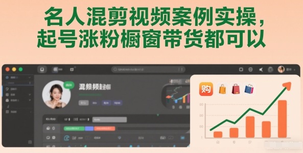名人混剪视频案例实操，起号涨粉橱窗带货都可以-网创星球