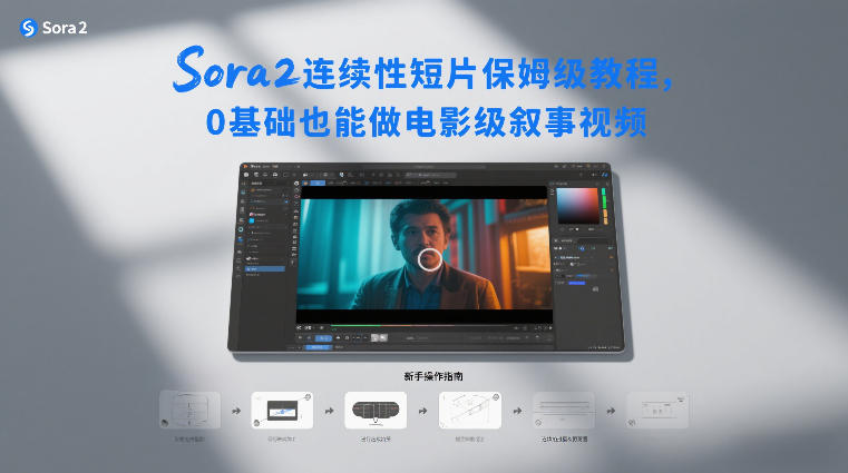 Sora2连续性短片保姆级教程，0基础也能做电影级叙事视频-网创星球