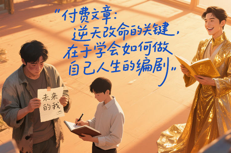 付费文章：逆天改命的关键，在于学会如何做自己人生的编剧-网创星球