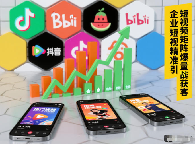 企业短视频精准引流矩阵获客，短视频矩阵爆量战法-网创星球