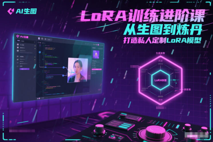 LoRA训练进阶课，从生图到炼丹，打造私人定制LoRA模型-网创星球