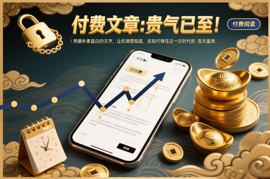 付费文章：贵气已至！用最朴素直白的文字，让你清楚知道，该如何接住这一次时代的泼天富贵-网创星球