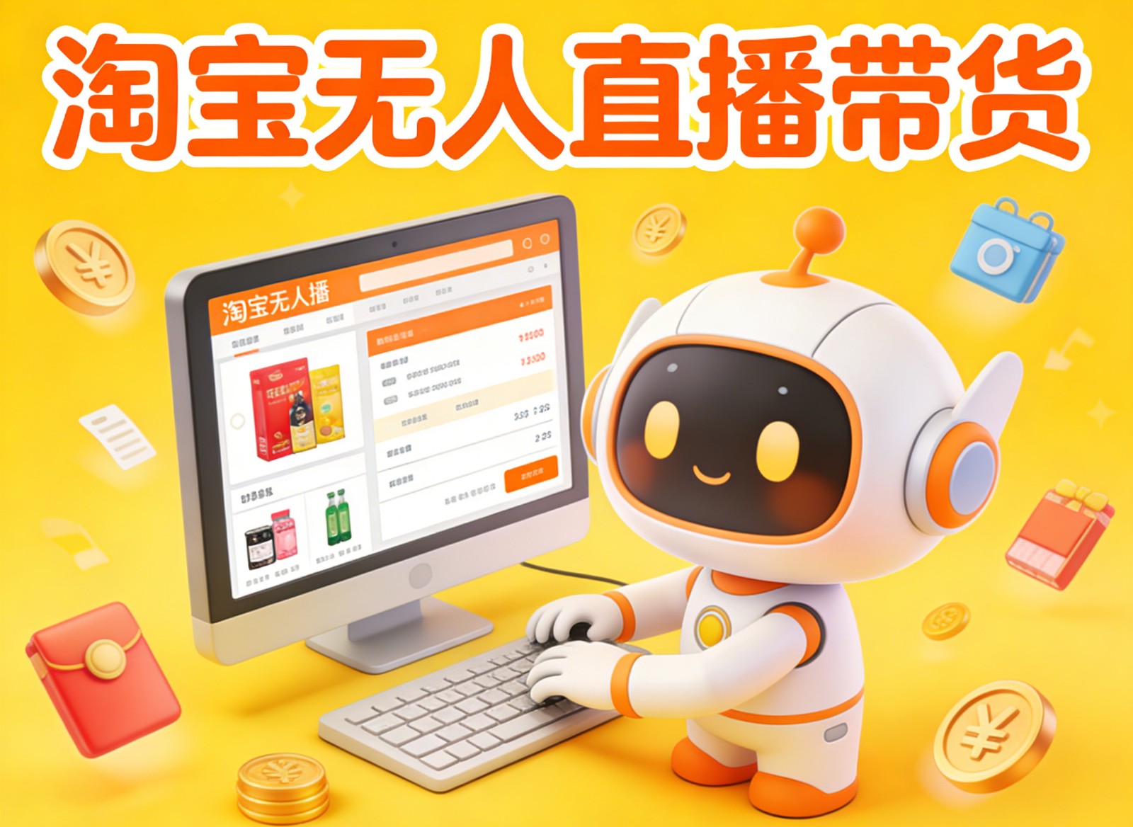 淘宝无人直播带货，24小时自动卖货，月佣金1W+，不违规不封号，不用露脸-网创星球