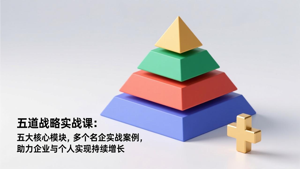 五道战略实战课：五大核心模块，多个名企实战案例，助力企业与个人实现持续增长-网创星球