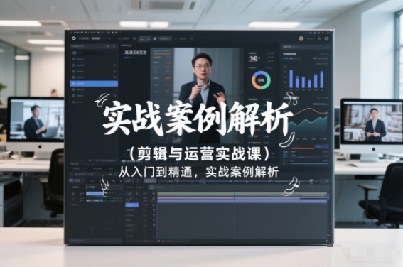 剪辑与运营实战课，从入门到精通，实战案例解析(更新2026)-网创星球
