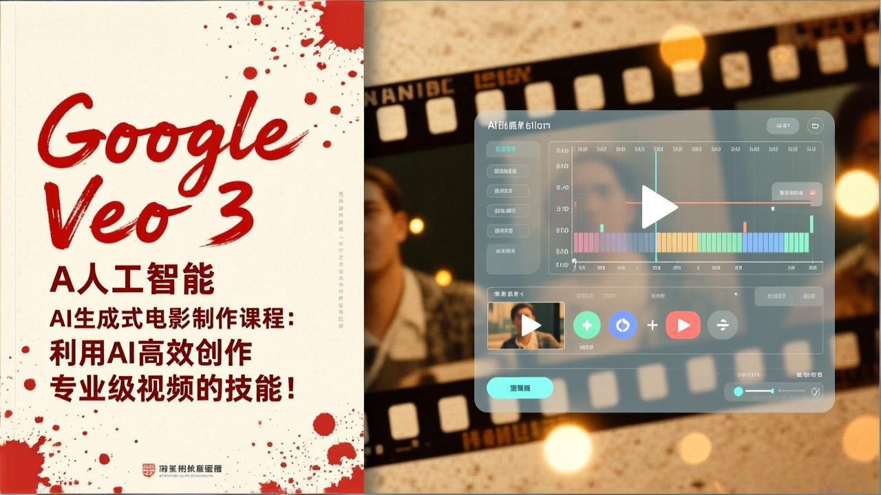 Google Veo 3人工智能AI生成式电影制作课程：利用AI高效创作专业级视频的技能！-网创星球