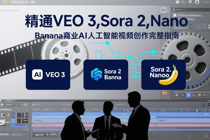 精通VEO 3，Sora 2，Nano Banana商业AI人工智能视频创作完整指南-网创星球