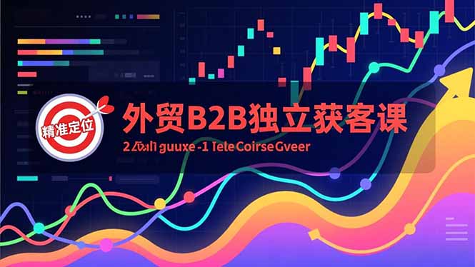 外贸B2B独立获客课，Facebook主页搭建、消息互动广告、精准定位，打造高询盘系统-网创星球
