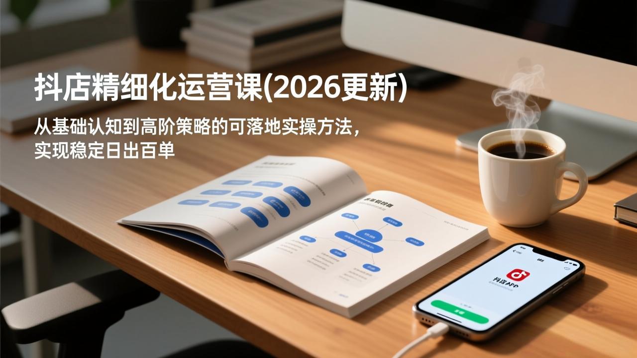 抖店精细化运营课(2026更新-网创星球