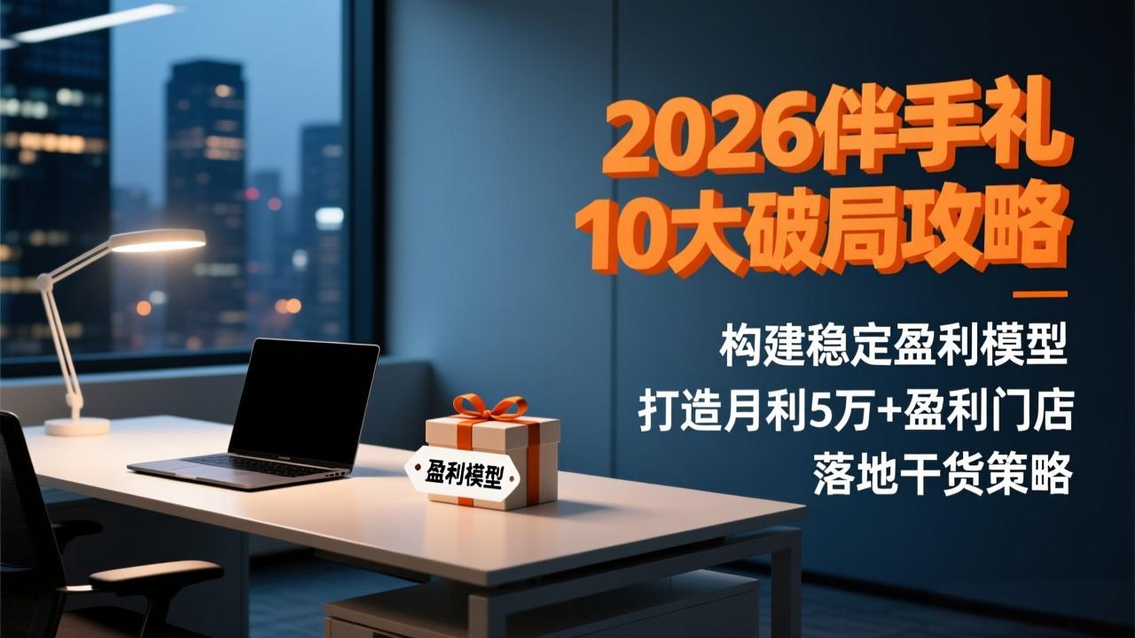 2026伴手礼10大破局攻略：构建稳定盈利模型，打造月利5万+盈利门店，落地干货策略-网创星球